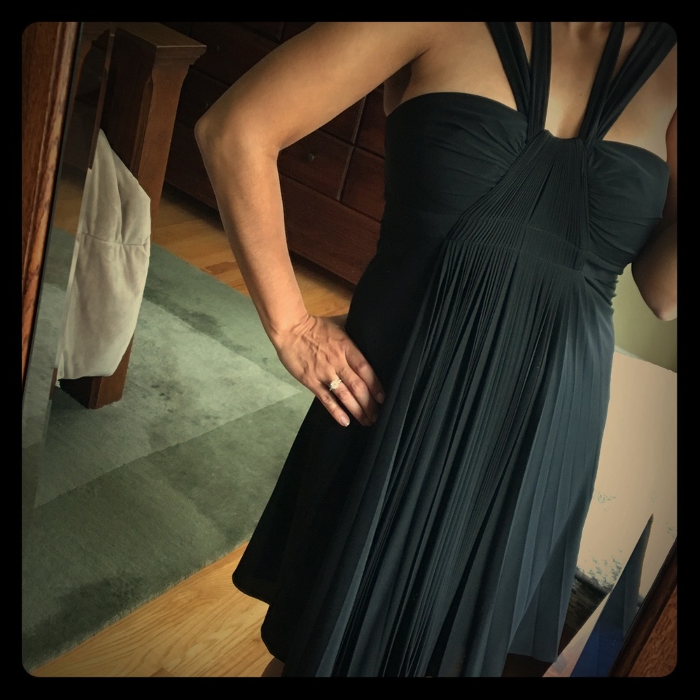 EUC BCBG Maxazria black cocktail dress size M